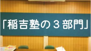 ３部門の説明